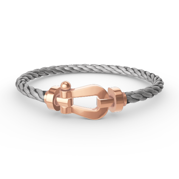 [Leaves]FORCE LARGE HORSESHOE BRACELET - ROSE GOLD
