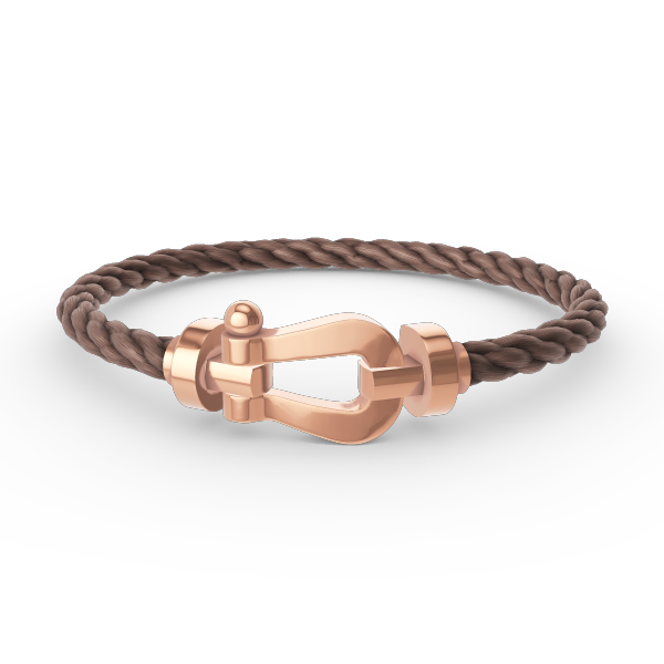 [Leaves]FORCE LARGE HORSESHOE BRACELET - ROSE GOLD