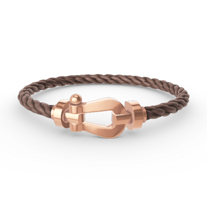[Leaves]FORCE LARGE HORSESHOE BRACELET - ROSE GOLD