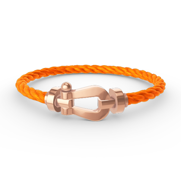 [Leaves]FORCE LARGE HORSESHOE BRACELET - ROSE GOLD
