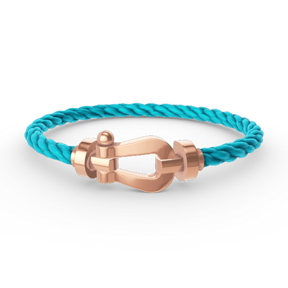 [Leaves]FORCE LARGE HORSESHOE BRACELET - ROSE GOLD