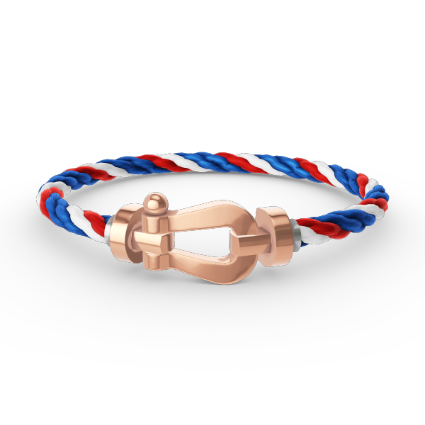 [Leaves]FORCE LARGE HORSESHOE BRACELET - ROSE GOLD