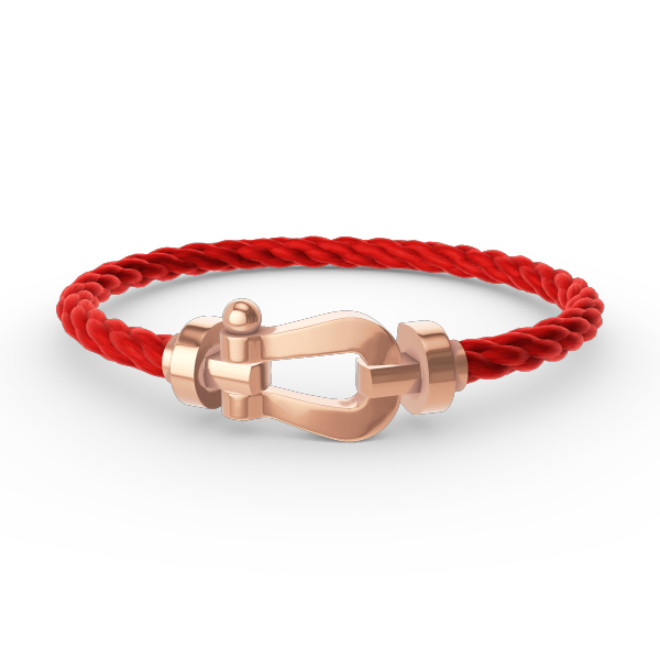 [Leaves]FORCE LARGE HORSESHOE BRACELET - ROSE GOLD