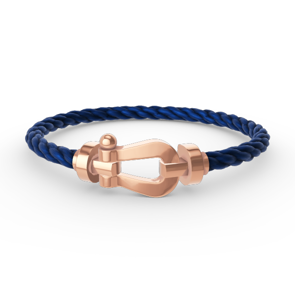 [Leaves]FORCE LARGE HORSESHOE BRACELET - ROSE GOLD