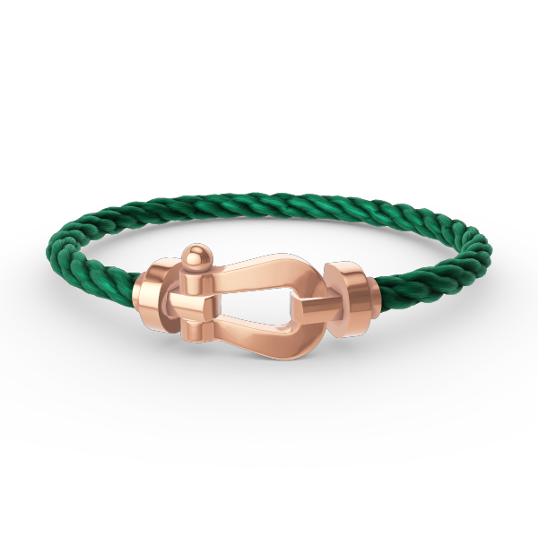 [Leaves]FORCE LARGE HORSESHOE BRACELET - ROSE GOLD
