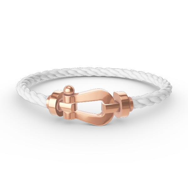 [Leaves]FORCE LARGE HORSESHOE BRACELET - ROSE GOLD