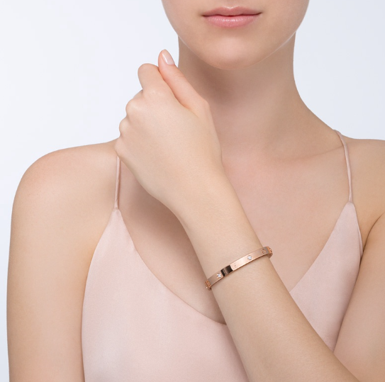 [Leaves]LOVE BRACELET 6.1MM 4 DIAMONDS