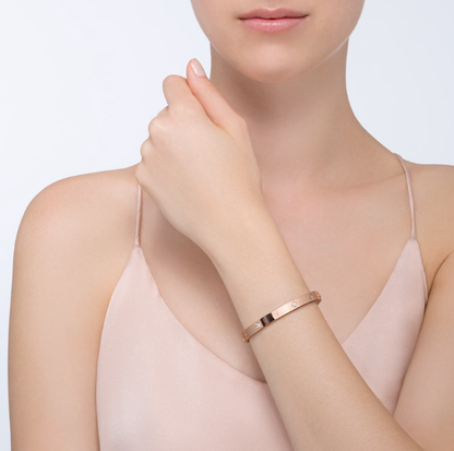 [Leaves]LOVE BRACELET 6.1MM 4 DIAMONDS