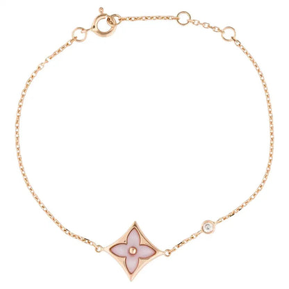 [Leaves]STAR 1 DIAMOND ROSE GOLD BRACELET