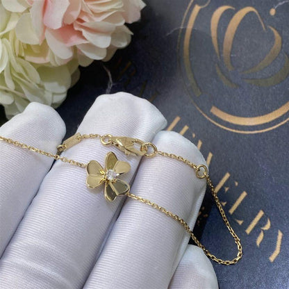 [Leaves]FRIVOLE GOLD FLOWER BRACELET