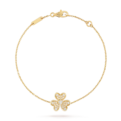 [Leaves]FRIVOLE GOLD FLOWER DIAMOND BRACELET