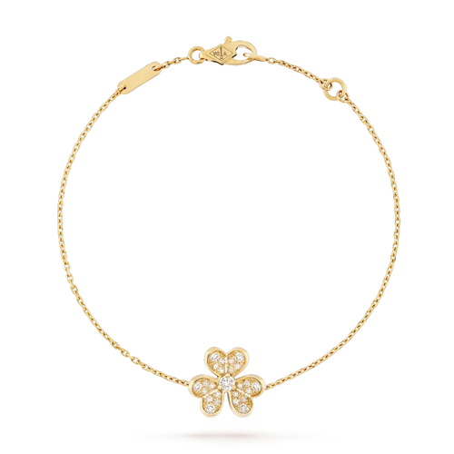 [Leaves]FRIVOLE GOLD FLOWER DIAMOND BRACELET