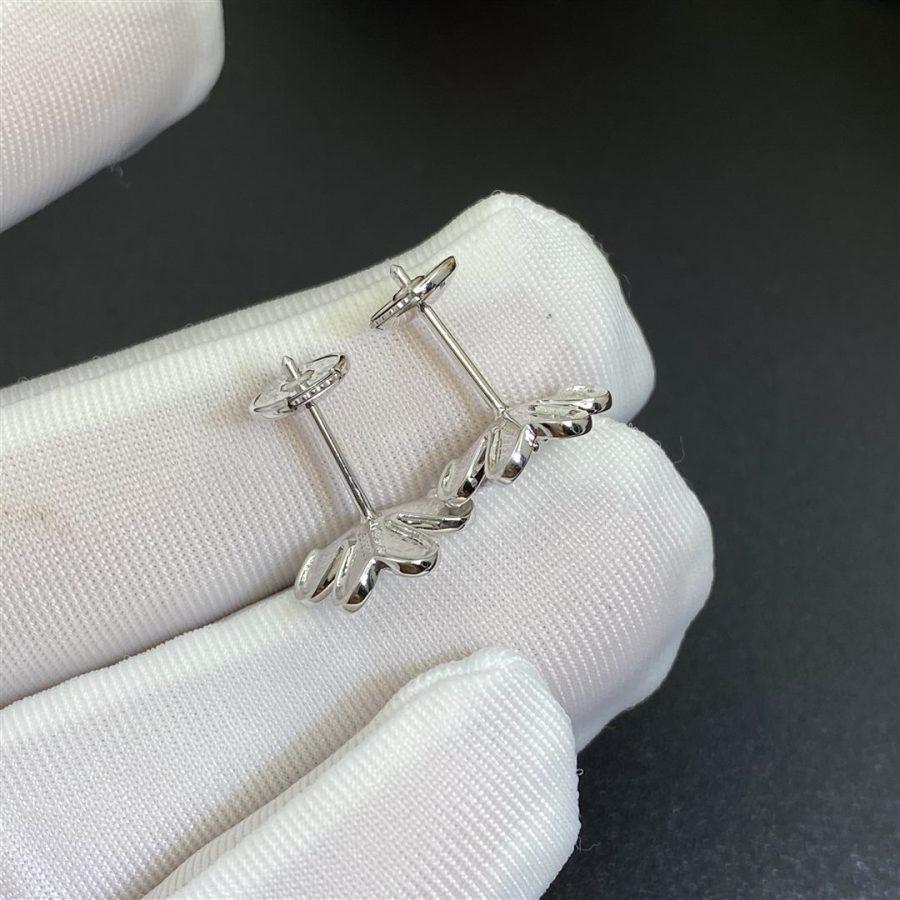 [Leaves]FRIVOLE MINI SILVER FLOWER EARRINGS