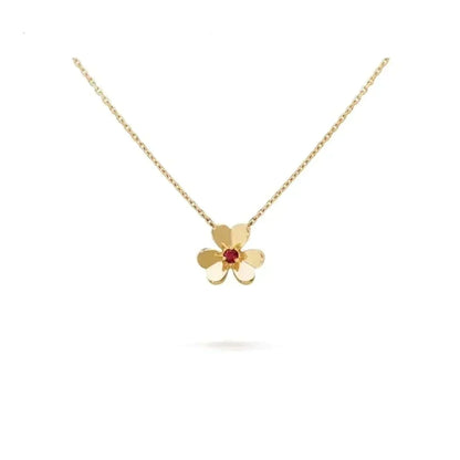 [Leaves]FRIVOLE FLORAL CHARM NECKLACE