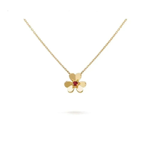 [Leaves]FRIVOLE FLORAL CHARM NECKLACE