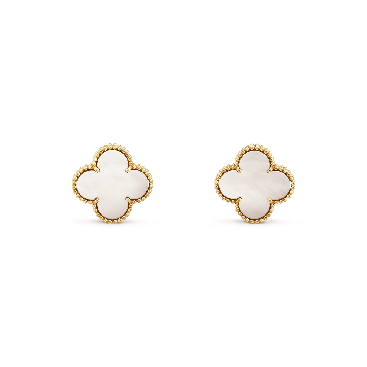 [Leaves]CLOVER MINI GOLD EARRINGS