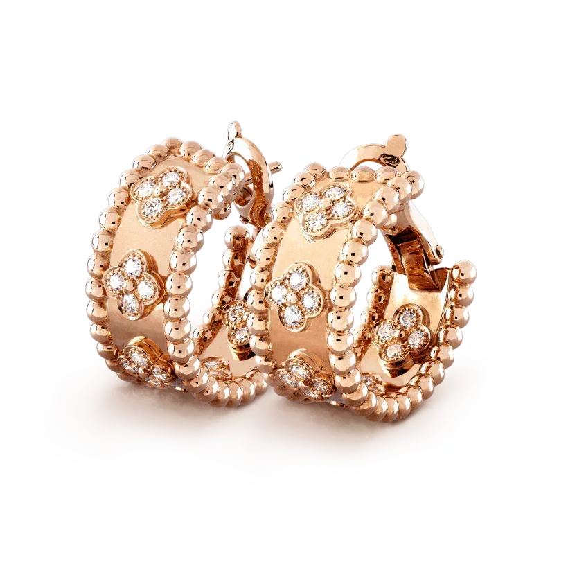 [Leaves]PERLEE DIAMOND EARRINGS