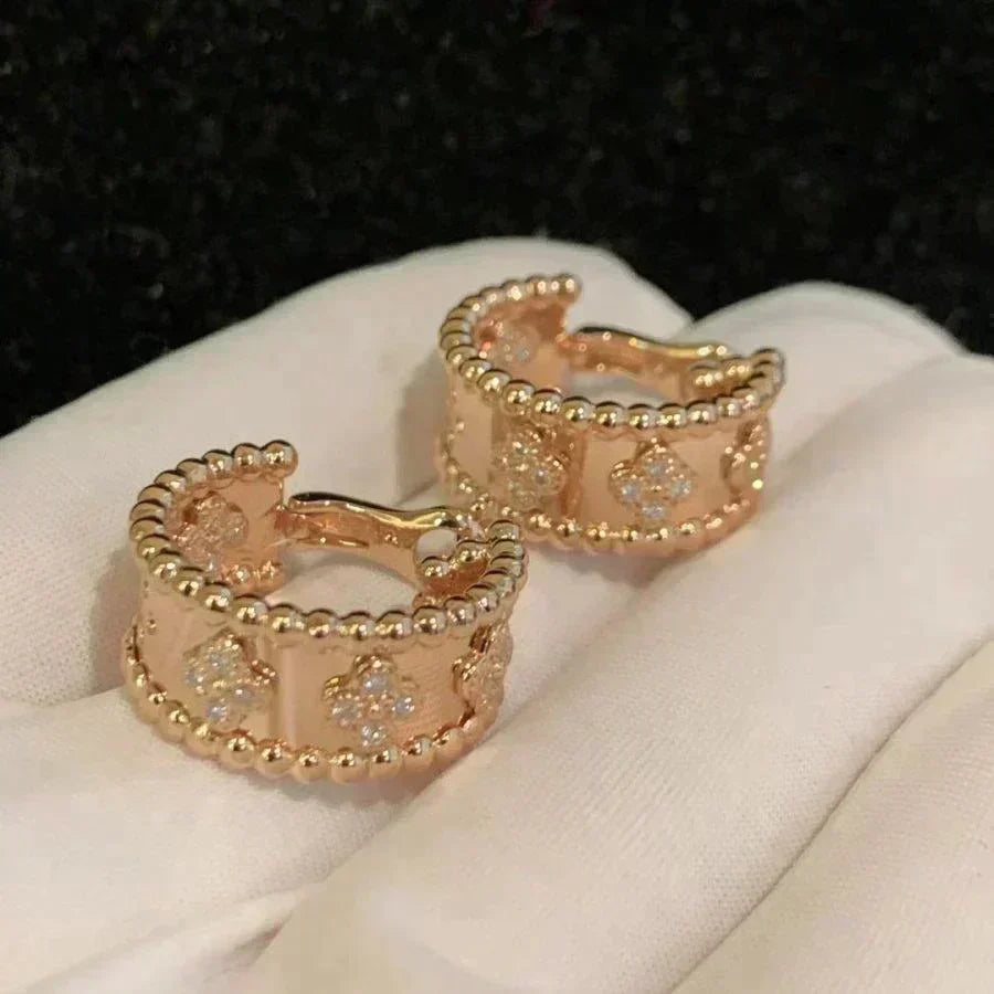 [Leaves]PERLEE DIAMOND EARRINGS