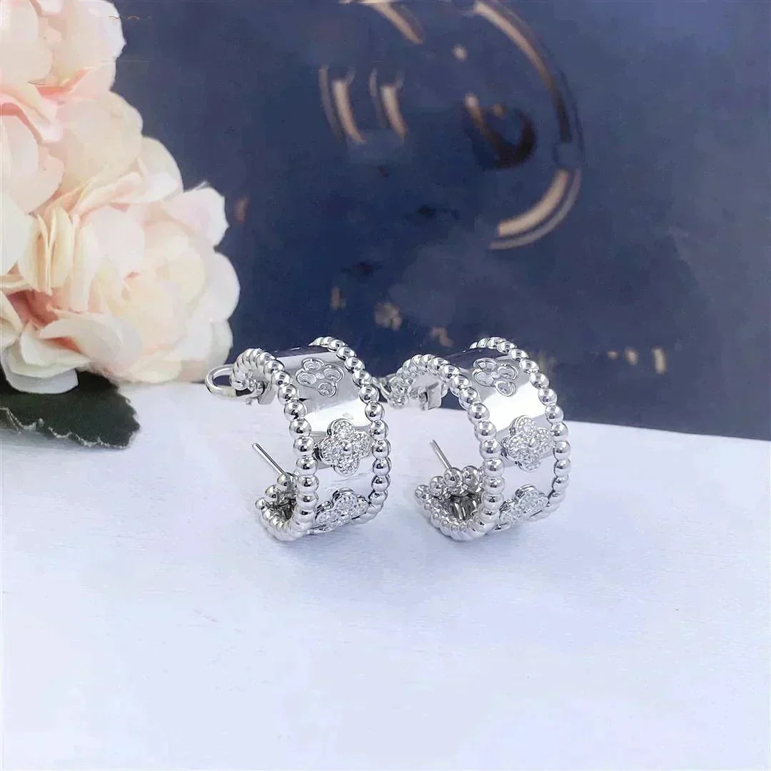 [Leaves]PERLEE DIAMOND EARRINGS