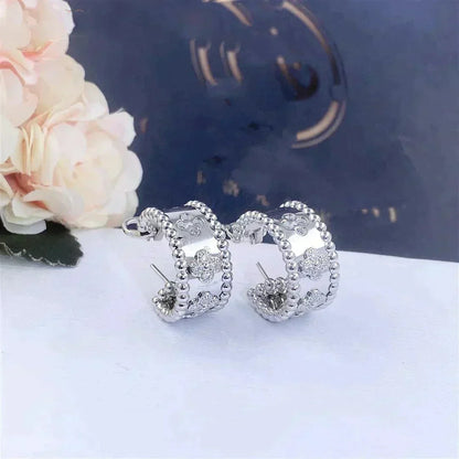 [Leaves]PERLEE DIAMOND EARRINGS