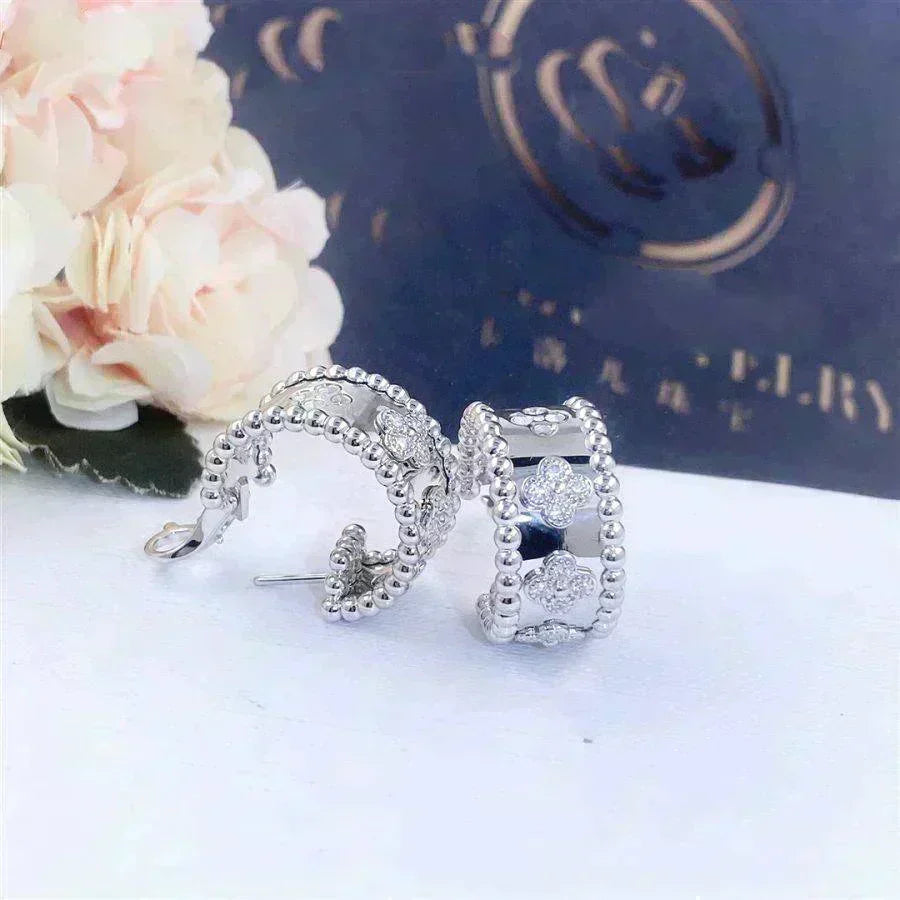 [Leaves]PERLEE DIAMOND EARRINGS