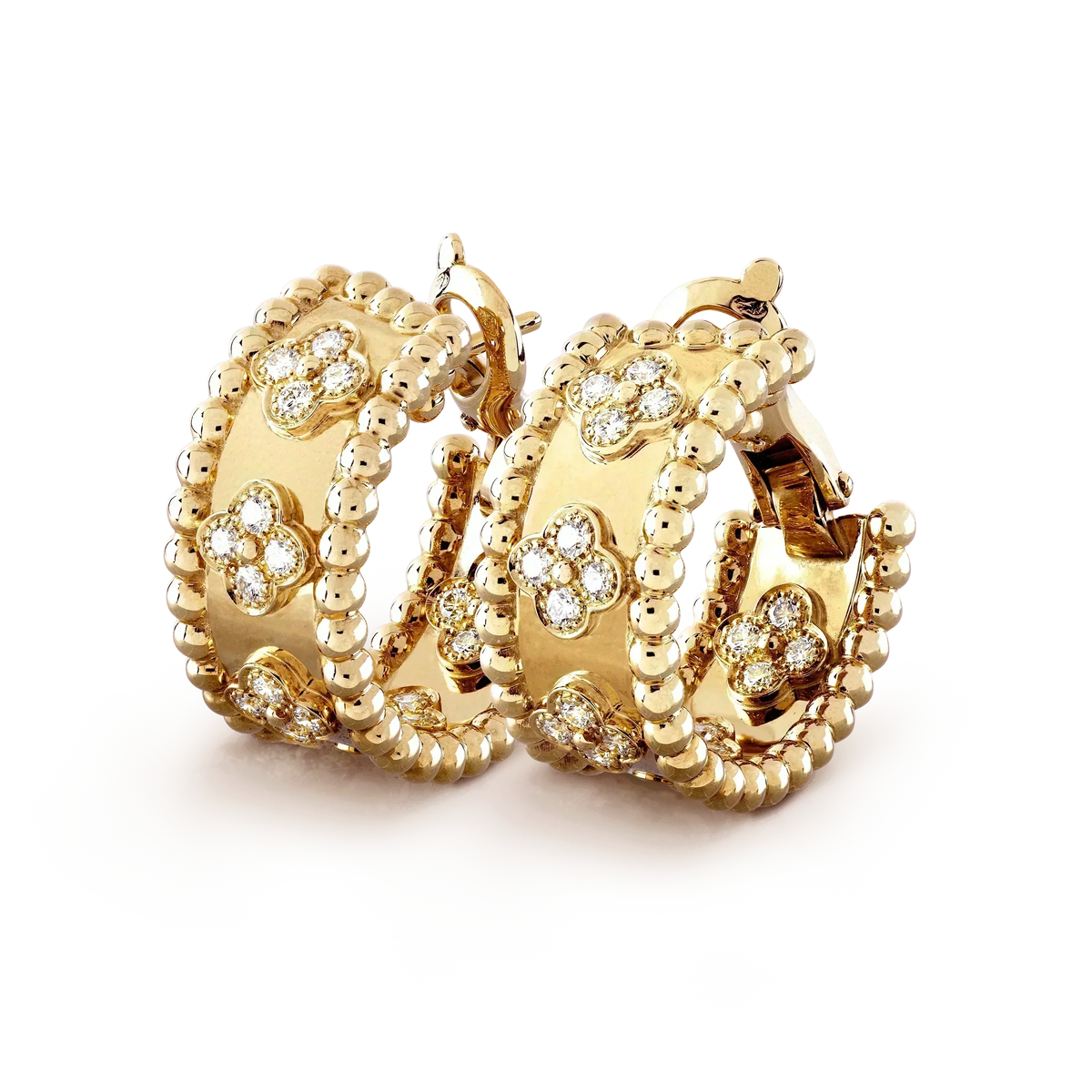 [Leaves]PERLEE DIAMOND EARRINGS