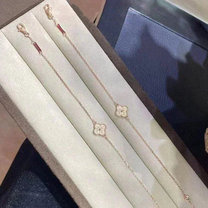 [Leaves]CLOVER SINGLE FLOWER BRACELET