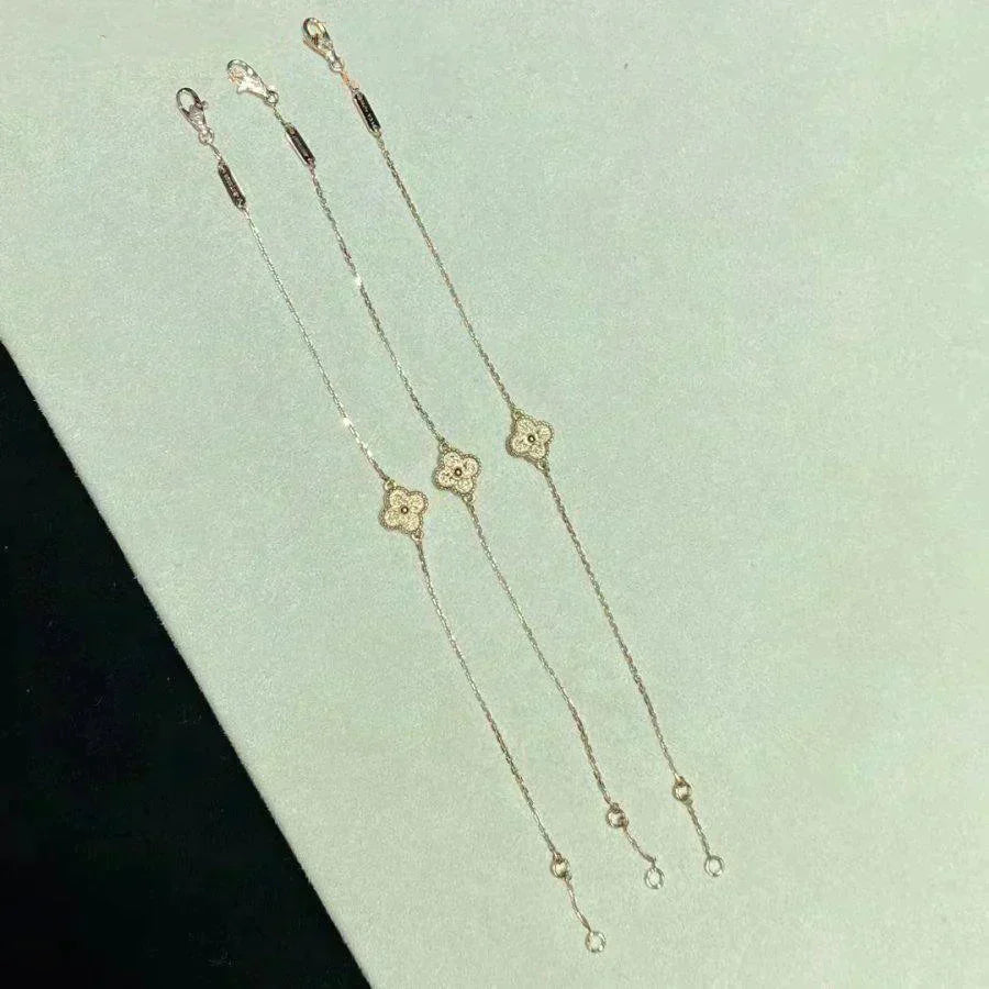 [Leaves]CLOVER SINGLE FLOWER BRACELET