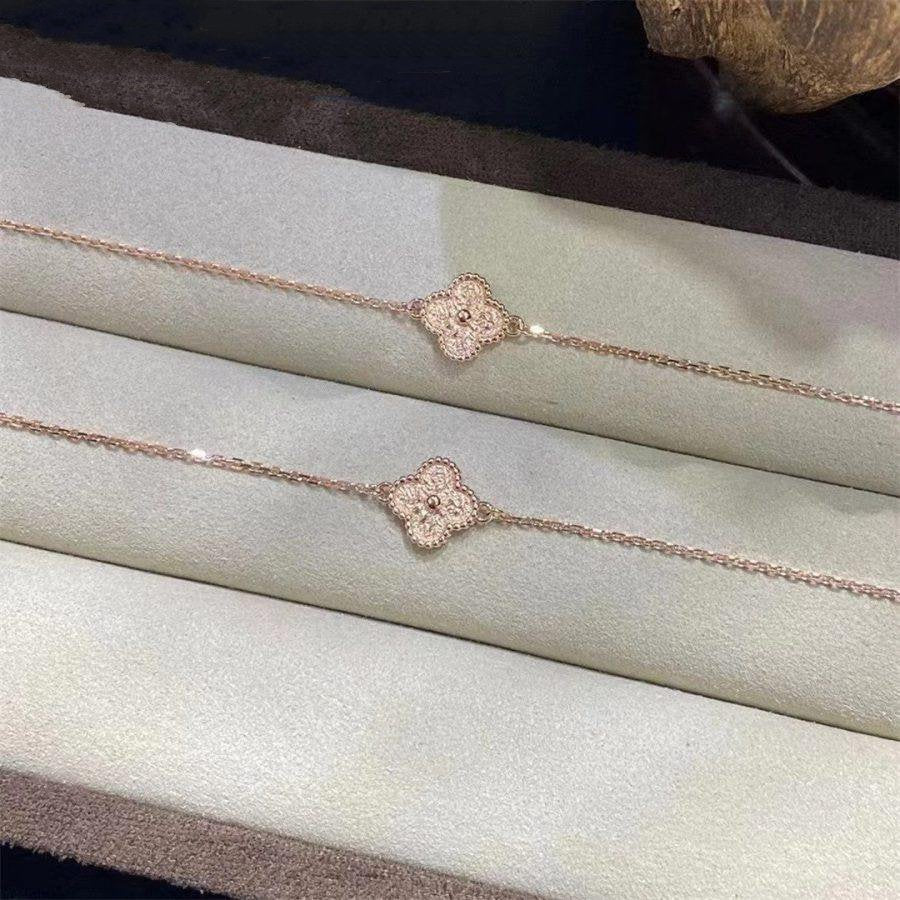 [Leaves]CLOVER SINGLE FLOWER BRACELET