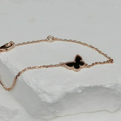 [Leaves]BUTTERFLY ONYX  BUTTERFLY BRACELET