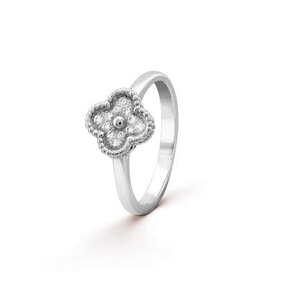 [Leaves]CLOVER DIAMOND RING