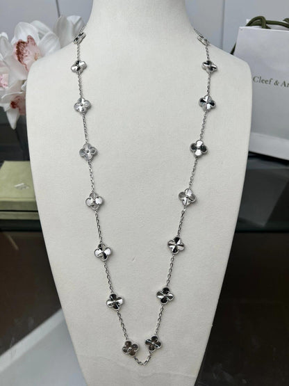 [Leaves]CLOVER 20 MOTIFS  LASER SILVER