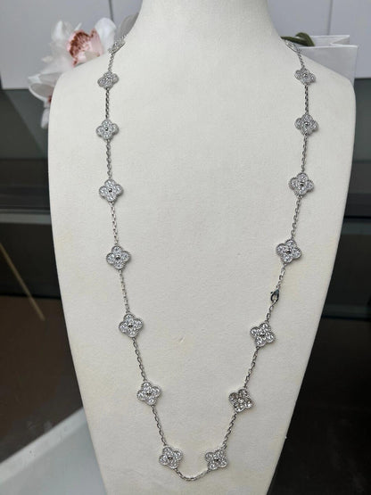 [Leaves]CLOVER 20 MOTIFS DIAMOND SILVER