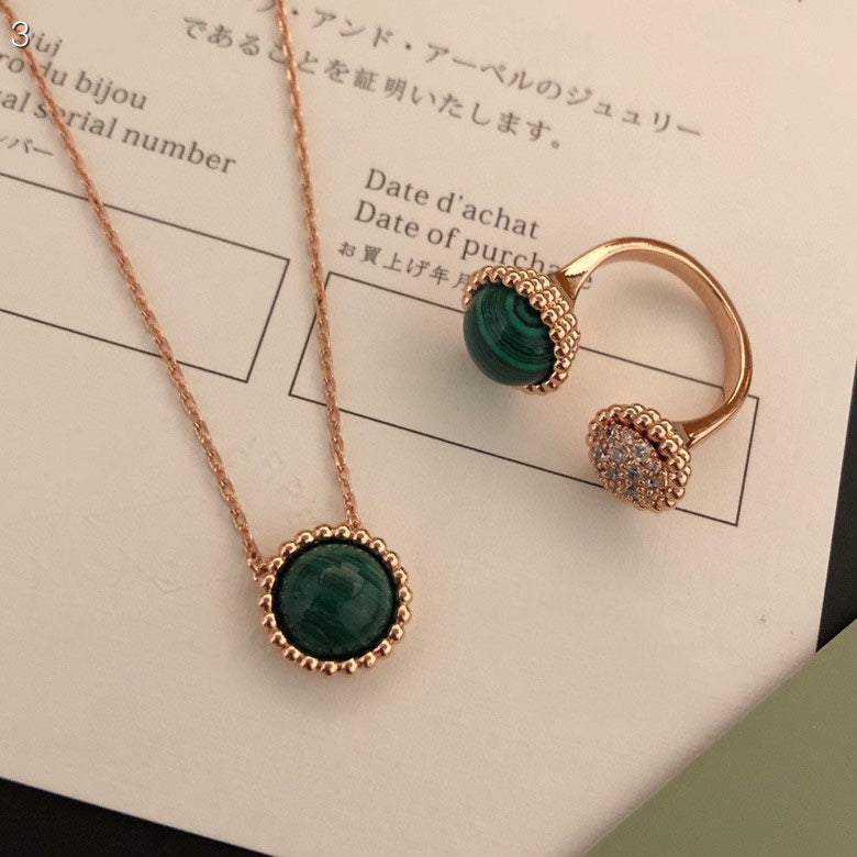 [Leaves]PERLEE COULEURS DIAMOND ROSE GOLD BETWEEN THE FINGER RING