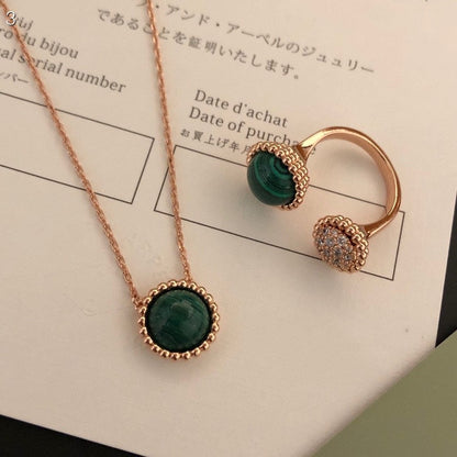 [Leaves]PERLEE COULEURS DIAMOND ROSE GOLD BETWEEN THE FINGER RING