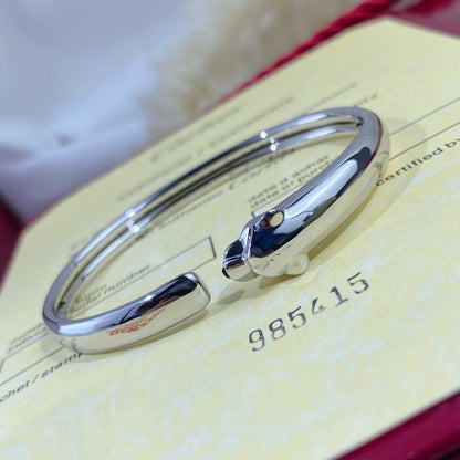 [Leaves]PANTHERE SILVER OPEN BRACELET