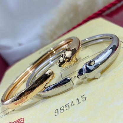 [Leaves]PANTHERE SILVER OPEN BRACELET