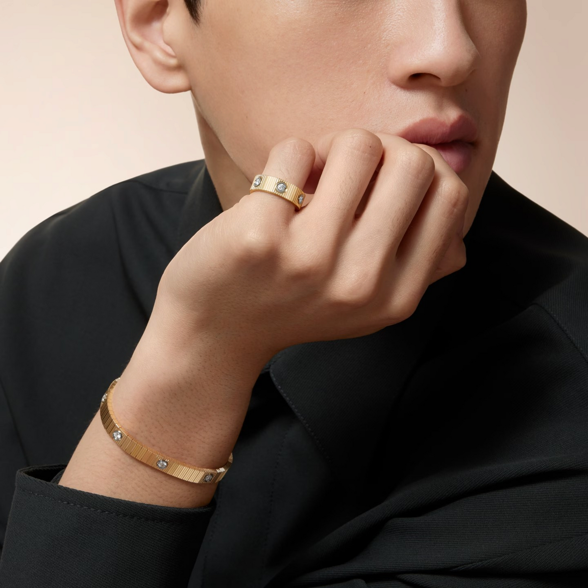 [Leaves]LOVE 6.5MM UNLIMITED RING, 6 DIAMONDS