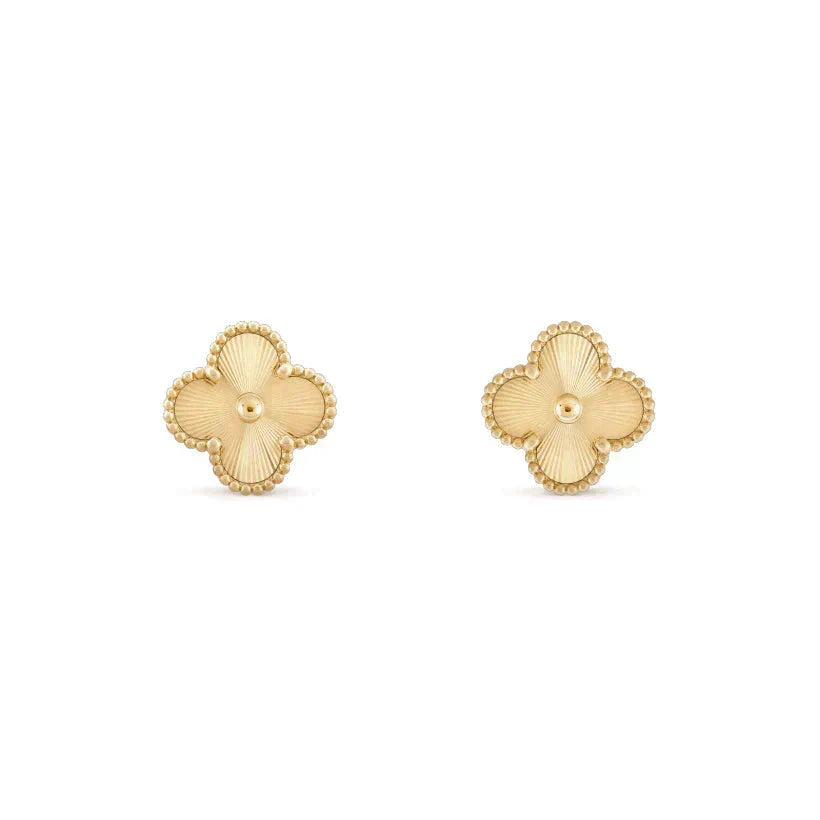 [Leaves]CLOVER MEDIUM 1 MOTIFS LASER EARRINGS
