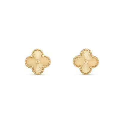 [Leaves]CLOVER MEDIUM 1 MOTIFS LASER EARRINGS