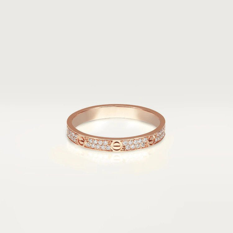 [Leaves]LOVE RING 2.65MM DIAMOND