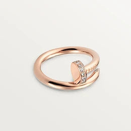 [Leaves]JUSTE RING 2.65MM PINK GOLD DIAMOND