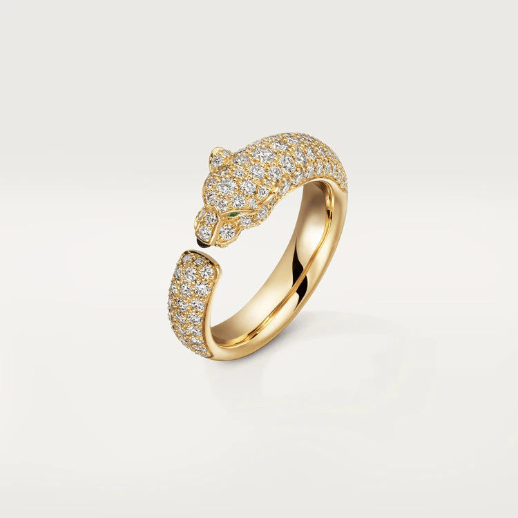 [Leaves]PANTHERE PINK GOLD DIAMOND RING